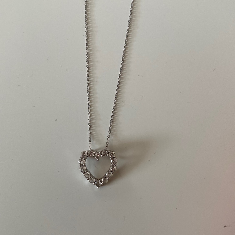 sterling silver heart necklace